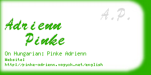 adrienn pinke business card